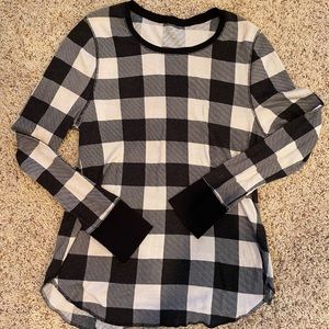 Old Navy Buffalo Plaid Pajama Top